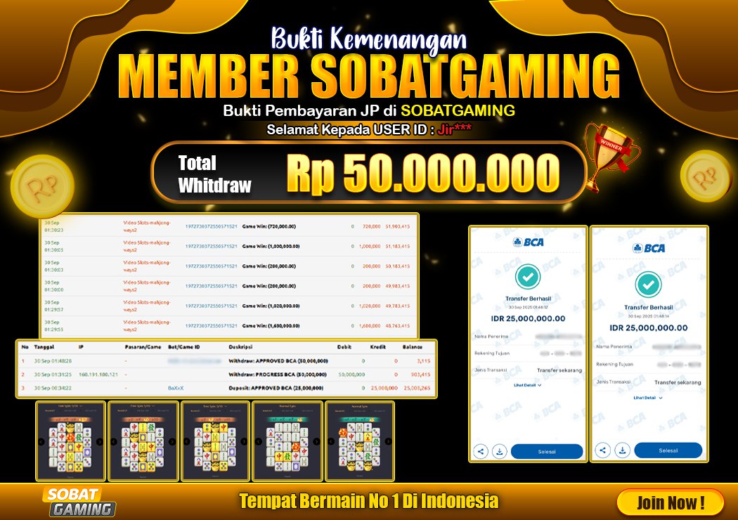 BUKTI JP 30 SEPTEMBER 2025 LUNAS RP. 50.000.000,-