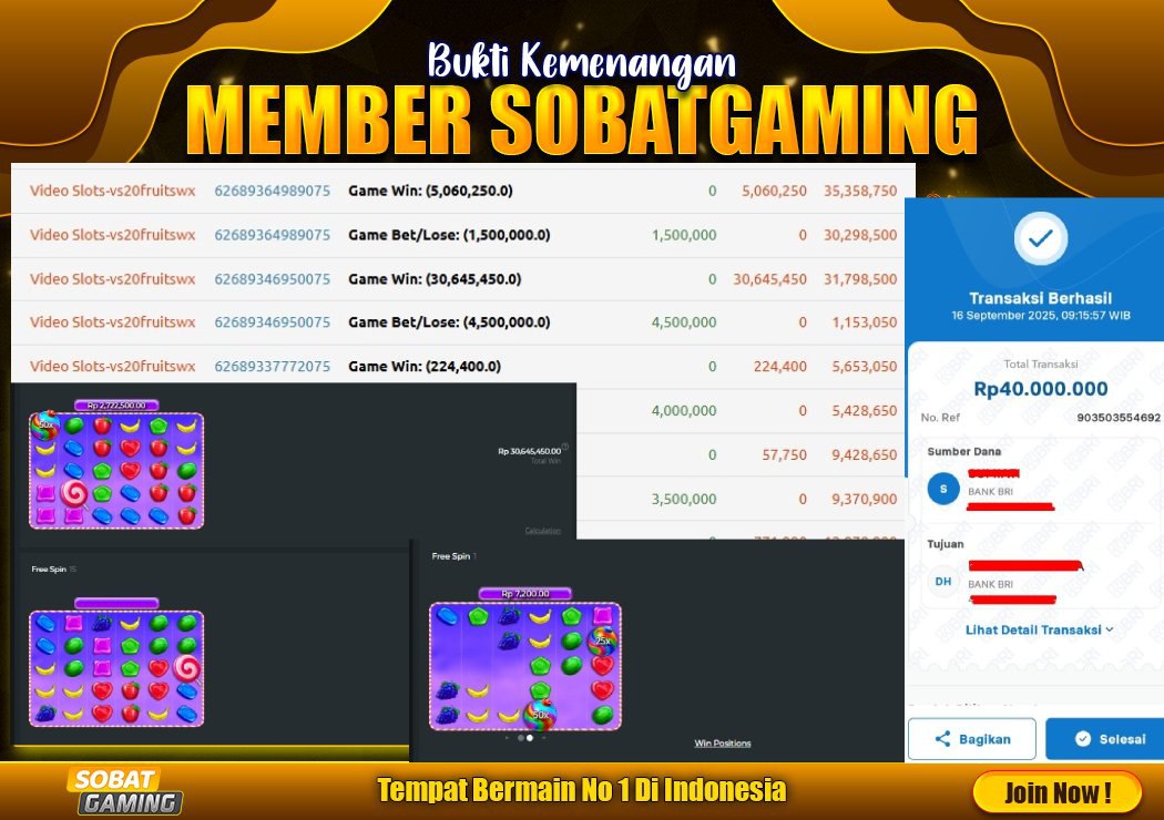 BUKTI JP1 16 SEPTEMBER 2025 LUNAS RP. 40.000.000,-