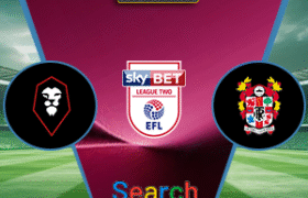 Salford City Vs Tranmere Rovers 06 September 2025