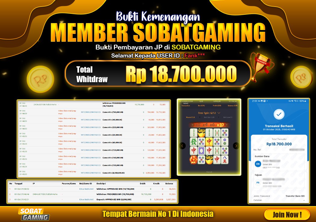 BUKTI JP 01 OKTOBER 2025 LUNAS RP. 18.700.000,-