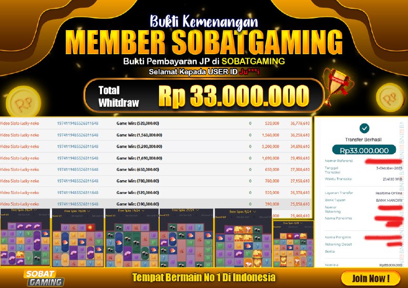 BUKTI JP 03 OKTOBER 2025 LUNAS RP. 33.000.000,-