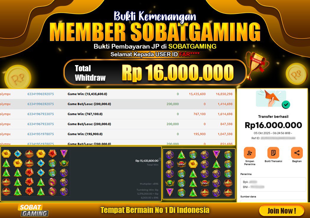 BUKTI JP 05 OKTOBER 2025 LUNAS RP. 16.000.000,-