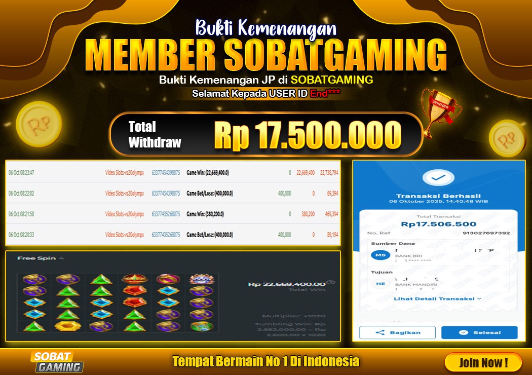 BUKTI JP 06 OKTOBER 2025 LUNAS RP. 17.500.000,-