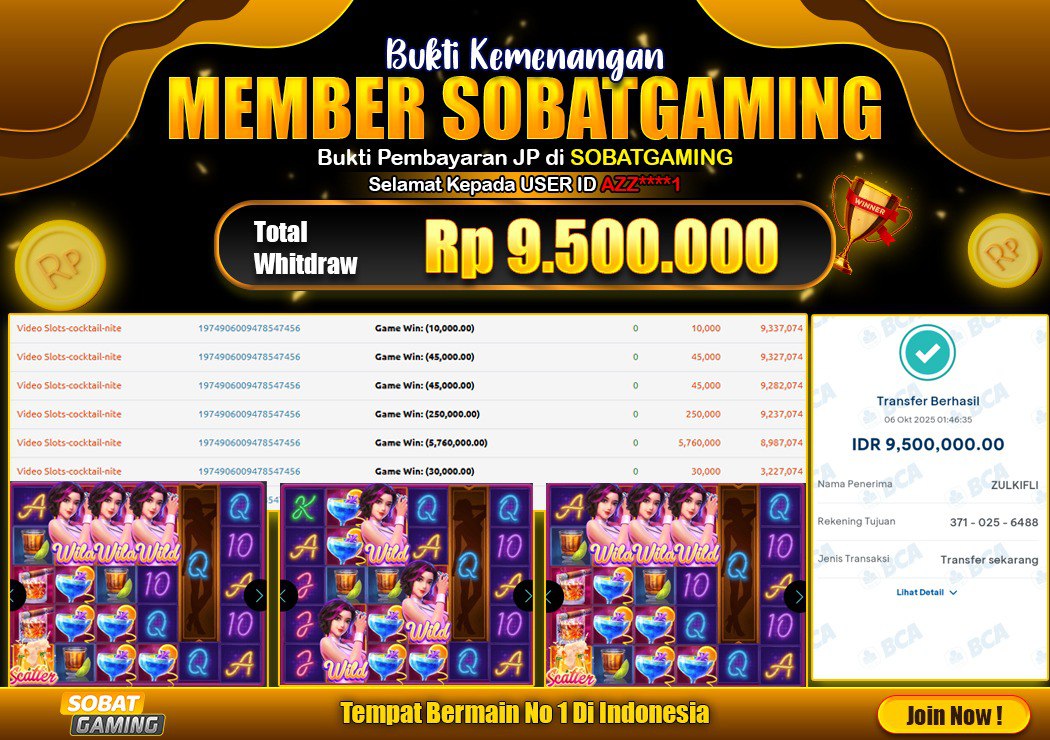 BUKTI JP 06 OKTOBER 2025 LUNAS RP. 9.500.000,-