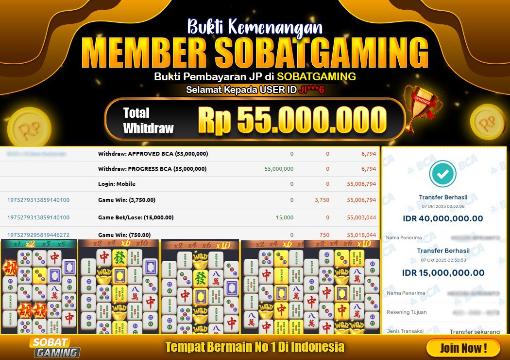 BUKTI JP 07 OKTOBER 2025 LUNAS RP. 55.000.000,-