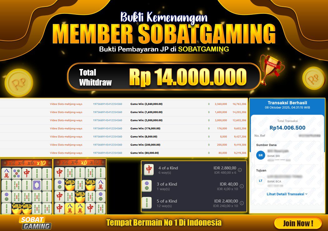 BUKTI JP 08 OKTOBER 2025 LUNAS RP. 14.000.000,-