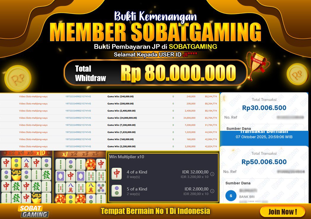 BUKTI JP 08 OKTOBER 2025 LUNAS RP. 80.000.000,-