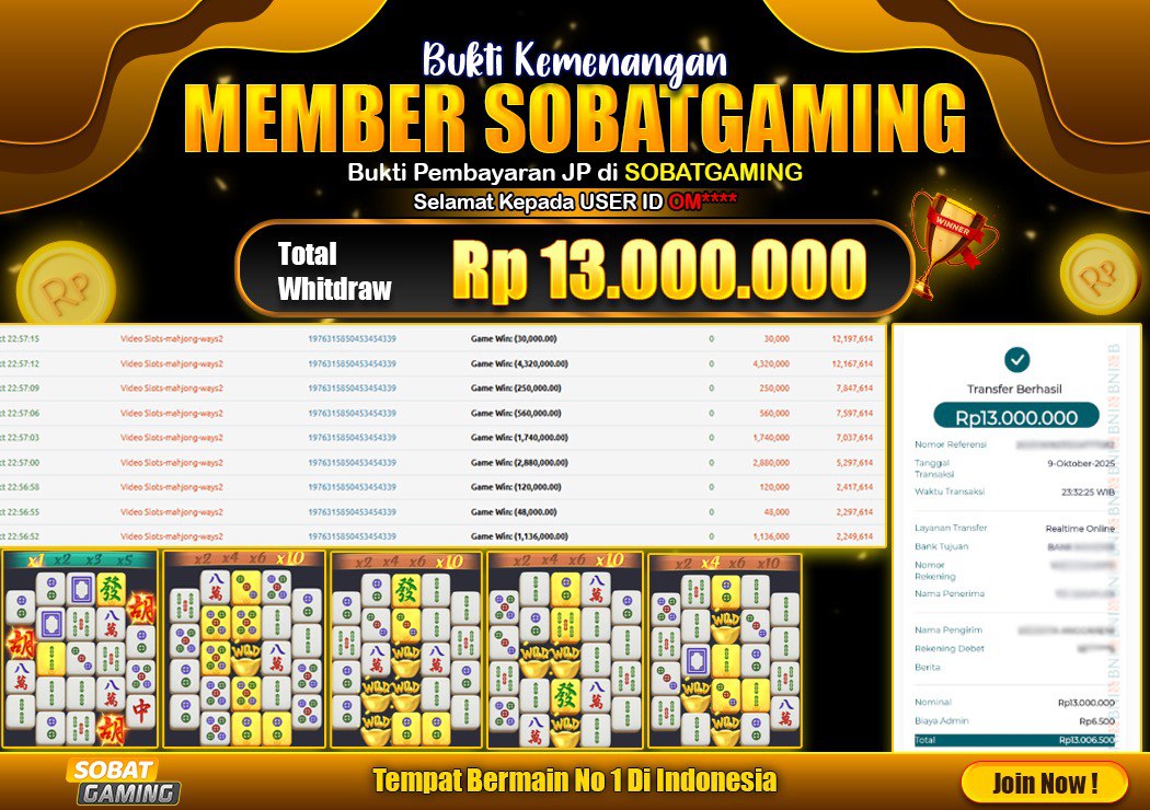 BUKTI JP 10 OKTOBER 2025 LUNAS RP. 13.000.000,-