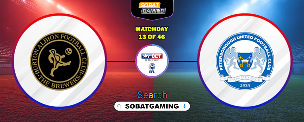 Burton Albion Vs Peterborough United 18 Oktober 2025