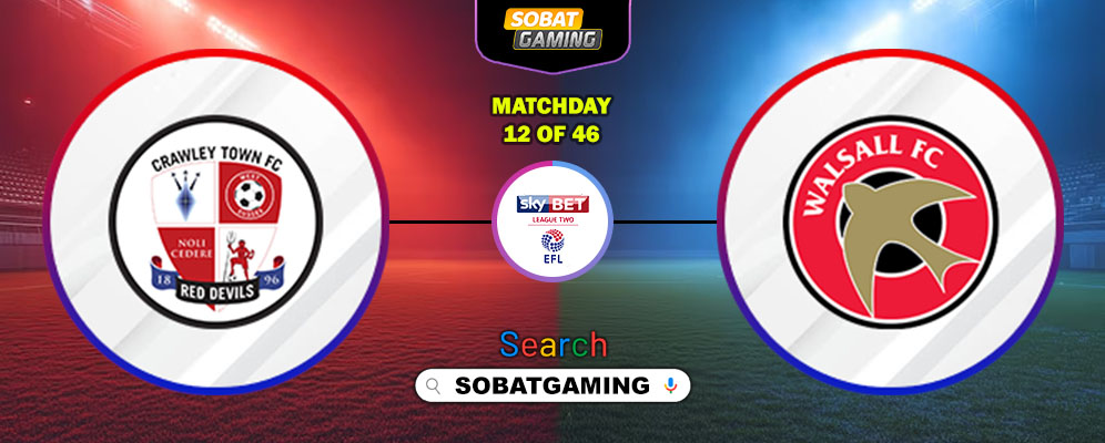 Crawley Town Vs Walsall 11 Oktober 2025