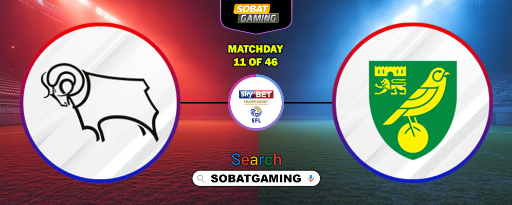 Derby County Vs Norwich City 22 Oktober 2025