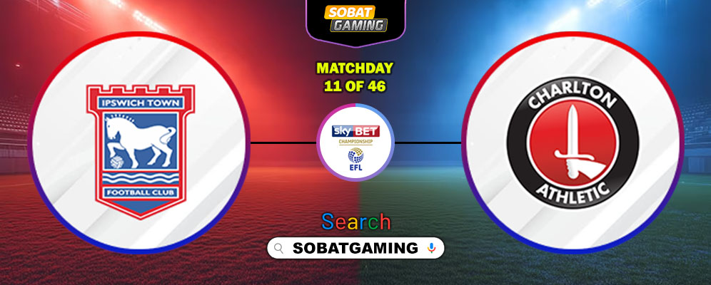 Ipswich Town Vs Charlton Athletic 22 Oktober 2025