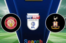 Stevenage Vs Bradford City 25 Oktober 2025