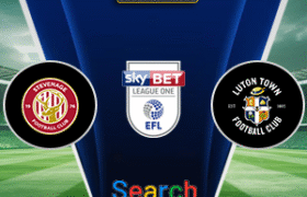 Stevenage Vs Luton Town 04 Oktober 2025