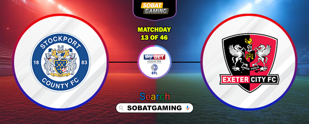 Stockport County Vs Exeter City 18 Oktober 2025