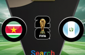 Suriname Vs Guatemala 11 Oktober 2025