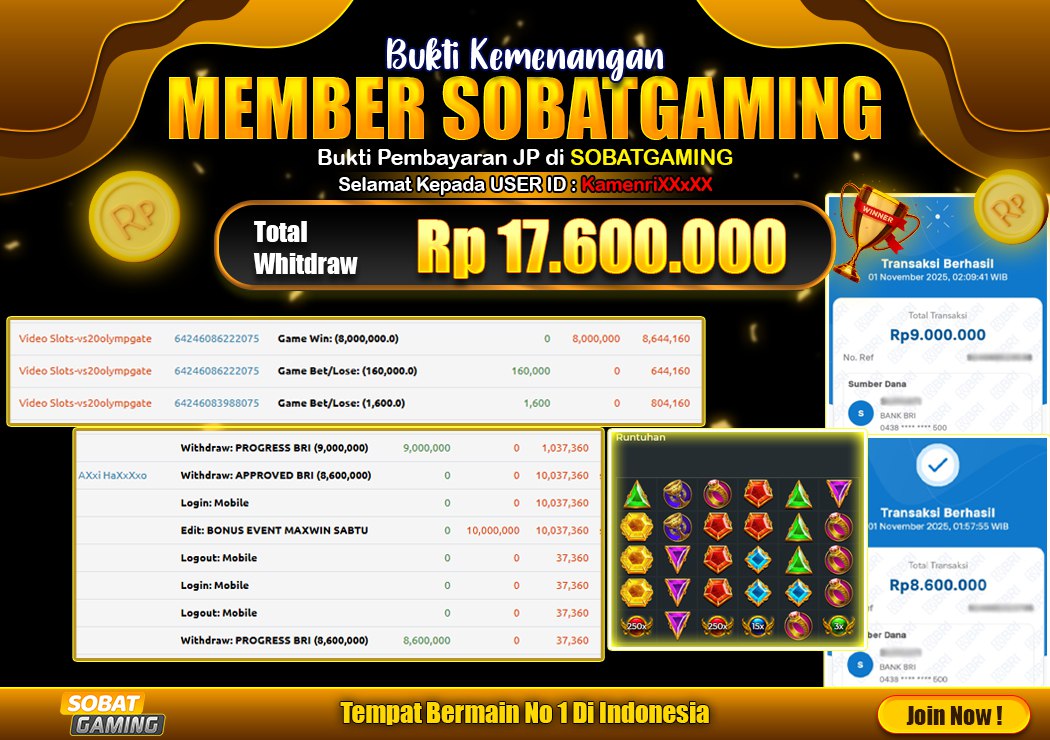 BUKTI JP 01 NOVEMBER 2025 LUNAS RP. 17.600.000,-