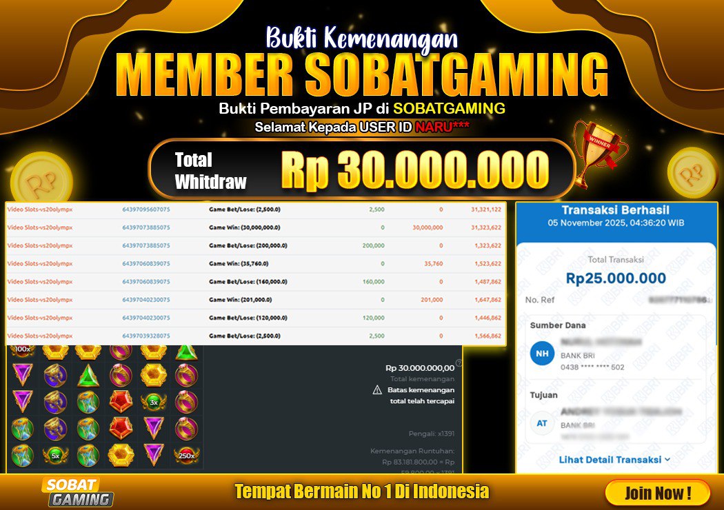 BUKTI JP 05 NOVEMBER 2025 LUNAS RP. 30.000.000,-