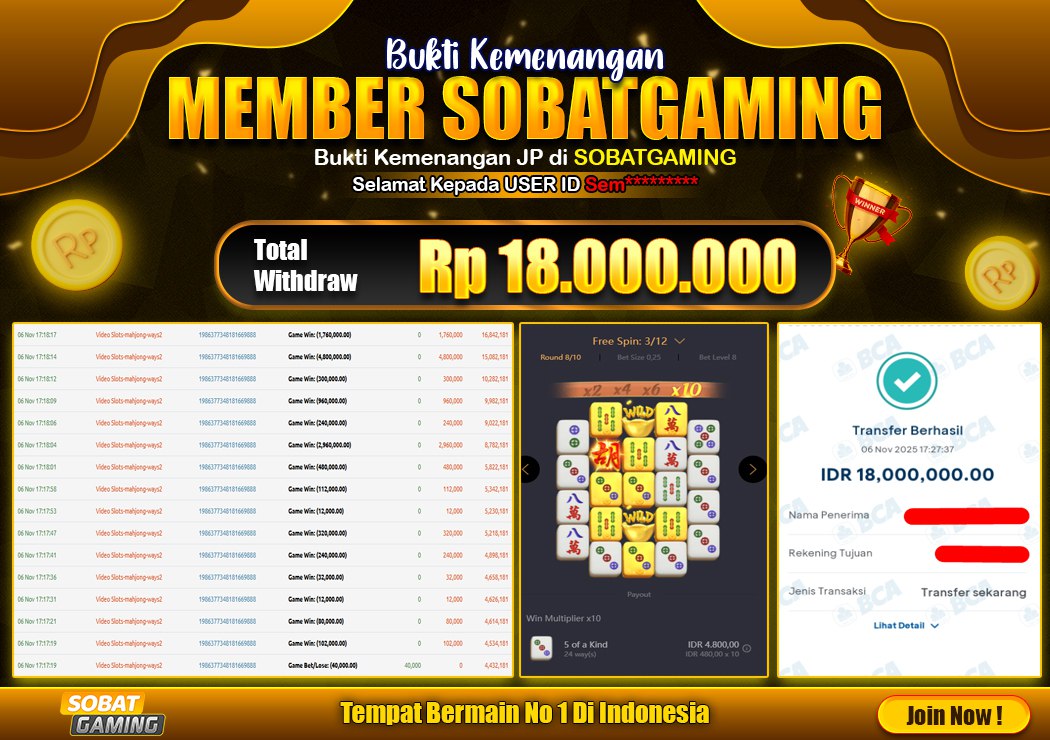 BUKTI JP 06 NOVEMBER 2025 LUNAS RP. 18.000.000,-