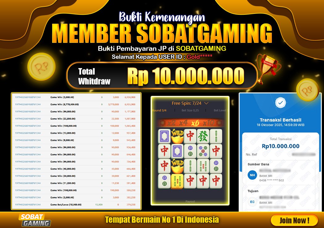 BUKTI JP 19 OKTOBER 2025 LUNAS RP. 10.000.000,-