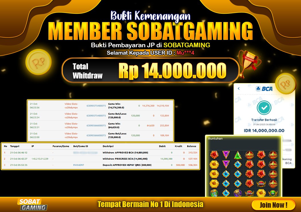 BUKTI JP 21 OKTOBER 2025 LUNAS RP. 14.000.000,-