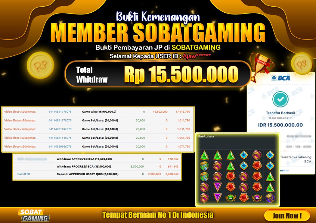 BUKTI JP 28 OKTOBER 2025 LUNAS RP. 15.500.000,-