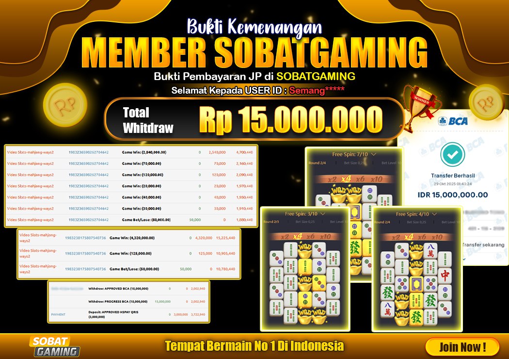 BUKTI JP 29 OKTOBER 2025 LUNAS RP. 15.000.000,-