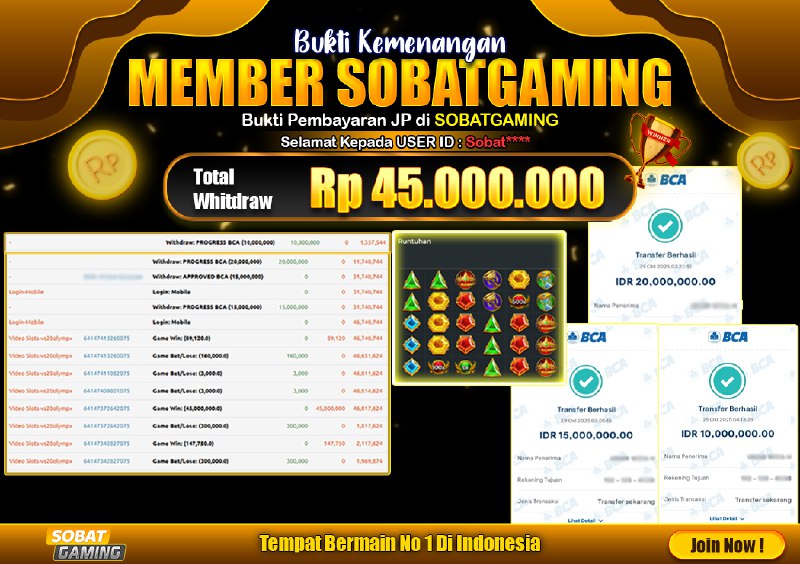 BUKTI JP 29 OKTOBER 2025 LUNAS RP. 45.000.000,-