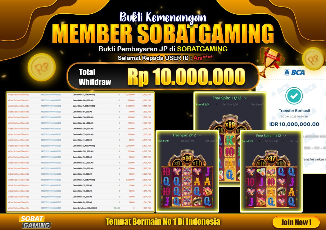 BUKTI JP 30 OKTOBER 2025 LUNAS RP. 10.000.000,-