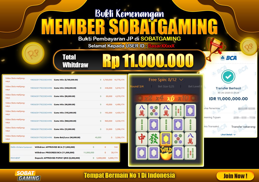 BUKTI JP 30 OKTOBER 2025 LUNAS RP. 11.000.000,-