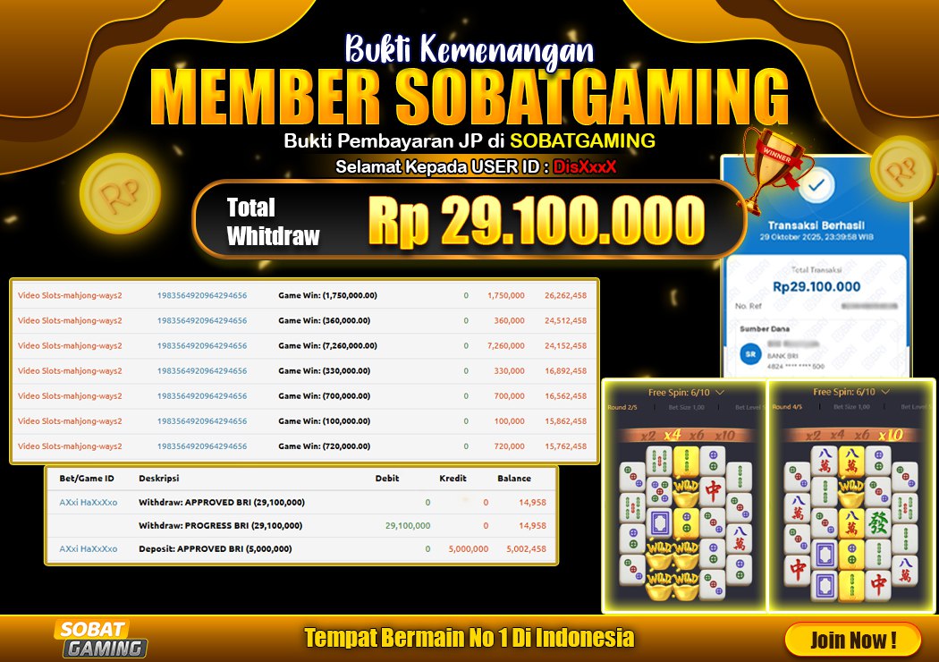 BUKTI JP 30 OKTOBER 2025 LUNAS RP. 29.100.000,-