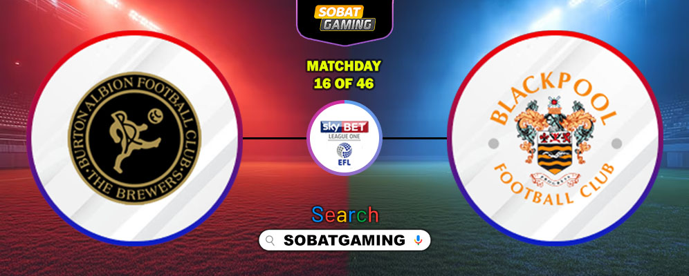 Burton Albion Vs Blackpool 15 November 2025