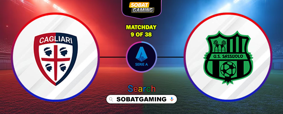Cagliari Vs Sassuolo 31 Oktober 2025