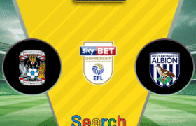 Coventry City Vs West Bromwich Albion 22 November 2025