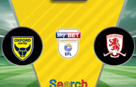 Oxford United Vs Middlesbrough 22 November 2025