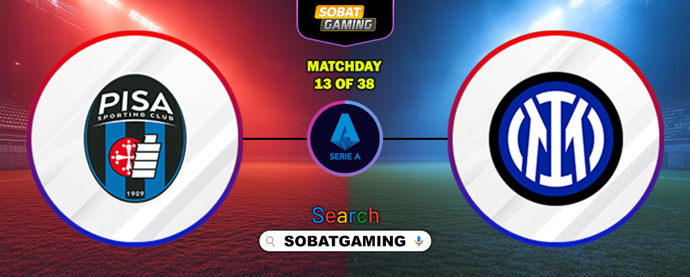 Pisa Vs Inter Milan 30 November 2025