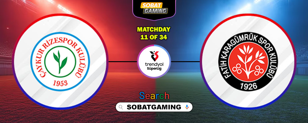 Rizespor Vs Fatih Karagumruk 04 November 2025