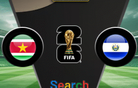 Suriname Vs El Salvador 14 November 2025