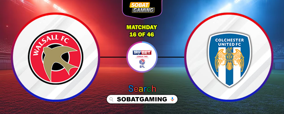 Walsall Vs Colchester United 15 November 2025