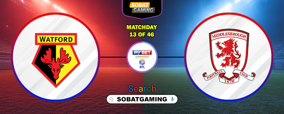 Watford Vs Middlesbrough 01 November 2025