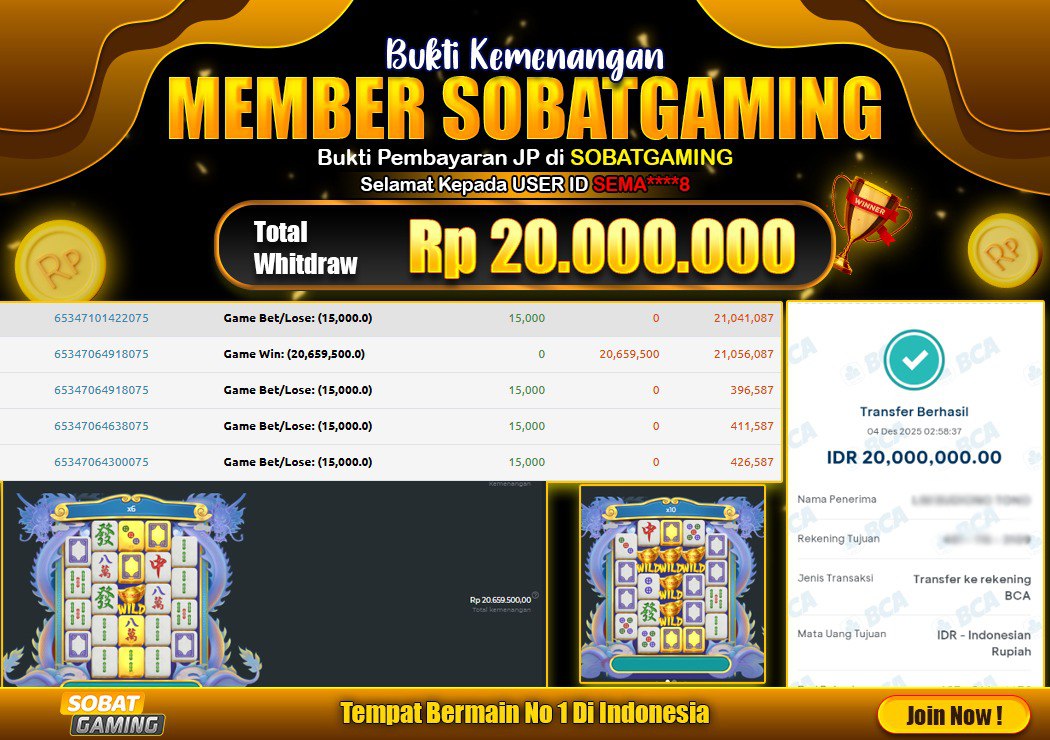 BUKTI JP 04 DESEMBER 2025 LUNAS RP. 20.000.000,-