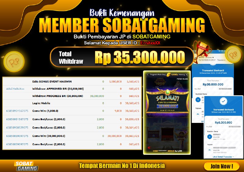 BUKTI JP 19 DESEMBER 2025 LUNAS RP. 35.300.000,-