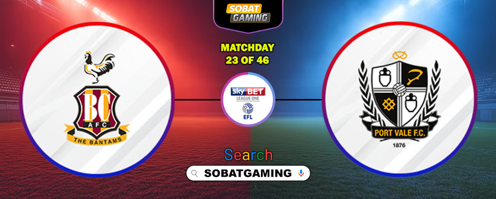 Bradford City Vs Port Vale 30 Desember 2025