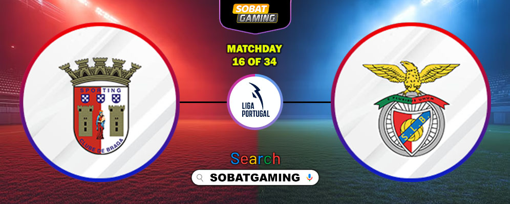 Braga Vs Benfica 29 Desember 2025