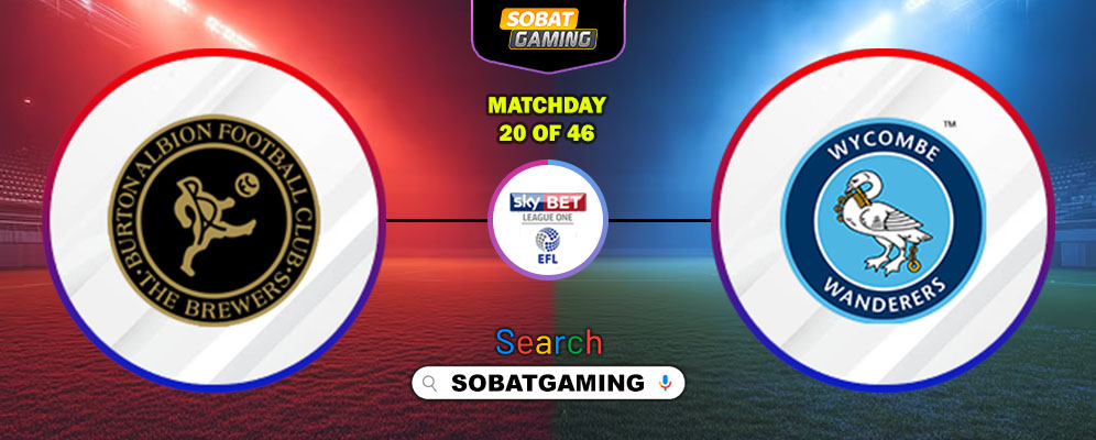 Burton Albion Vs Wycombe Wanderers 13 Desember 2025