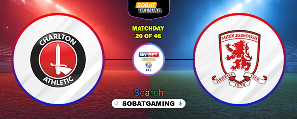 Charlton Athletic Vs Middlesbrough 10 Desember 2025