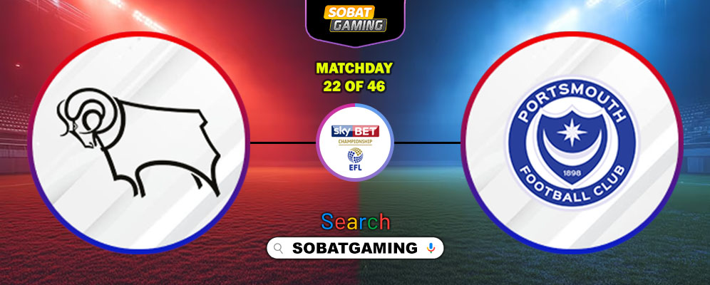 Derby County Vs Portsmouth 20 Desember 2025