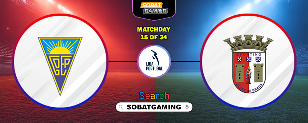 Estoril Praia Vs Braga 20 Desember 2025