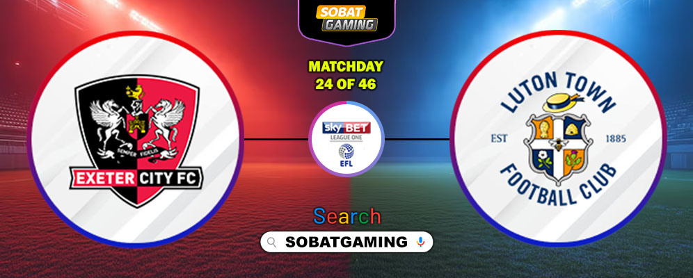 Exeter City Vs Luton Town 01 Januari 2026