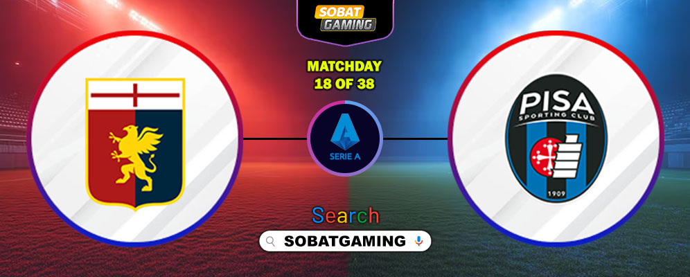 Genoa Vs Pisa 03 Januari 2026